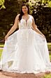 Sophia Tolli Y12238 Finley Sheer Train Illusion Back Bridal Gown
