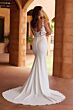 Sophia Tolli Y3121F Beatrice Scoop Back Applique Strap Bridal Dress