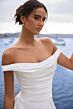 Sophia Tolli Y3207 Cecelia Draped Bodice Off-The-Shoulder Wedding Gown