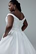 Sophia Tolli Y3207LB Cecelia Lace-Up Back Draped Bodice Wedding Gown