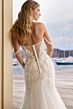 Sophia Tolli Y3208 Riley Illusion Back Fringe Strap Wedding Gown