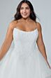 Sophia Tolli Y3242 Josie Scoop Neck Ruffle Tulle Wedding Dress