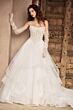 Sophia Tolli Y3242 Josie Scoop Neck Ruffle Tulle Wedding Dress