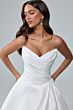 Sophia Tolli Y3250 River Satin High Slit Draped Bridal Gown
