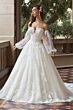 Sophia Tolli ST2214 Rosalinda Cutout Train Low Back Wedding Gown