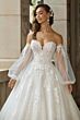 Sophia Tolli ST2214 Rosalinda Cutout Train Low Back Wedding Gown