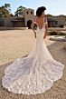 Sophia Tolli Y3140 Margarita Petal Train Illusion Back Wedding Gown