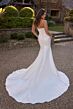 Sophia Tolli Y3142 Nancy Lace-Up Back Strapless Draped Wedding Gown