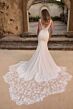 Sophia Tolli Y3150 Daisy Petal Train Plunging Neck Bridal Dress