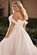 Sophia Tolli Y3157FI Camille Lace Strap Plunging Neck Bridal Dress