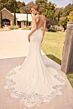 Sophia Tolli Y3161 Coral Cutout Back Lace Train Wedding Dress