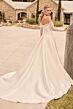 Sophia Tolli Y3166 Pearl Removable Topper Scoop Neck Wedding Gown
