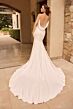 Sophia Tolli Y3170 Liss Cowl Back High Slit Draped Wedding Gown
