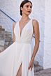 Sophia Tolli Y3181 Abby A-Line Removable Sleeve V-Neck Wedding Dress