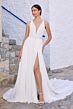 Sophia Tolli Y3181 Abby A-Line Removable Sleeve V-Neck Wedding Dress