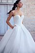 Sophia Tolli Y3182A Elli Strapless Pleated Skirt Mikado Wedding Dress