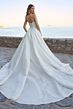 Sophia Tolli Y3182B Elli Marie Notched Neck Pleated Wedding Dress