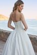 Sophia Tolli Y3182B Elli Marie Notched Neck Pleated Wedding Dress
