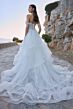 Sophia Tolli Y3186 Tia Off-The-Shoulder Flounce Skirt Wedding Dress
