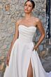Sophia Tolli Y3187 Teagan Draped Bodice Gauntlet Sleeve Wedding Dress
