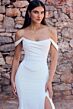 Sophia Tolli Y3189 Danica Basque Waist Off-The-Shoulder Wedding Dress