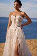 Sophia Tolli Y3190 Betty Gauntlet Sleeve Strapless Lace Wedding Dress