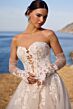 Sophia Tolli Y3190 Betty Gauntlet Sleeve Strapless Lace Wedding Dress