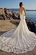 Sophia Tolli Y3196 Sigorni Cutaway Train Plunging Neck Wedding Dress