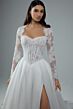 Sophia Tolli Y3221 Bree High Slit Pleated Skirt Wedding Dress