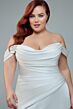 Sophia Tolli Y3222 Ava Off-The-Shoulder Chapel Train Wedding Dress