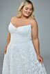Sophia Tolli Y3229SB Diana A-Line Strapless Plus Size Bridal Gown