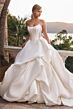 Sophia Tolli Y3233 Tejhaan Sheer Side Pick-Up Skirt Bridal Dress