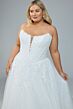 Sophia Tolli Y3237SB Neeve Plunging Neck Plus Size Wedding gown