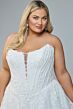 Sophia Tolli Y3237SB Neeve Plunging Neck Plus Size Wedding gown