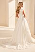 Modest Bridal by Mon Cheri MOD1801 Scoop Neck Cap Sleeve Wedding Dress