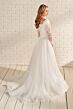 Modest Bridal by Mon Cheri MOD956 Long Sleeve Square Neck Wedding Gown