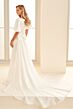 Modest Bridal by Mon Cheri MOD1818 Removable Bow Train Bridal Dress