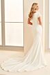 Modest Bridal by Mon Cheri MOD1822 Court Neck Crepe Wedding Gown