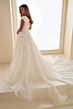Modest by Mon Cheri MOD305 Cap Sleeve A-Line Lace Applique Bridal Gown