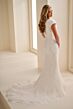 Modest Bridal by Mon Cheri MOD345 Cap Sleeve Scoop Neck Wedding Dress