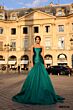 Tarik Ediz 98508 Cameron Fuchsia Evening Dress