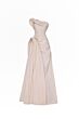 Tarik Ediz 98703 Cosmos Asymmetric Neck Draped A-Line Evening Dress