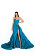 Tarik Ediz 50868 Dream High Slit Strapless Dress