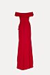 Tarik Ediz 51155 Rolande Ruched Bodice Off The Shoulder Dress