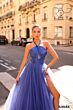 Tarik Ediz 53044 Beaded Halter Neck Dress
