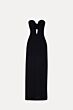 Tarik Ediz 54034 Malgojata Rosette Neck Keyhole Midriff Prom Gown