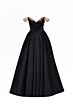 Tarik Ediz 98741 Escurs Pleated Skirt Beaded Illusion Neck Formal Gown