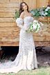Willowby 50109 Cecilia Detachable Sleeve Lace Wedding Dress
