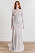 Willowby 55624 Jade with Topper Wedding Dress