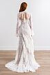 Willowby 54119M Echo Lined Illusion Sleeve Ruffle Skirt Bridal Dress